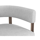Hospitality furniture - Curved Wood Frame Dining Armchair - www.oroatrade.com