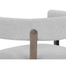 Hospitality furniture - Curved Wood Frame Dining Armchair - www.oroatrade.com
