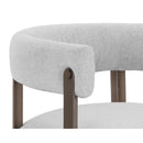 Hospitality furniture - Curved Wood Frame Dining Armchair - www.oroatrade.com