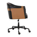 Hospitality furniture - Two-Toned Leather Office Chair - www.oroatrade.com