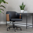 Hospitality furniture - Two-Toned Leather Office Chair - www.oroatrade.com