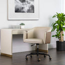 Hospitality furniture - Two-Toned Leather Office Chair - www.oroatrade.com