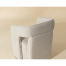 Hospitality furniture - Fabric Upholstered Wheel Dining Armchair - www.oroatrade.com