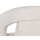 Hospitality furniture - Fabric Upholstered Wheel Dining Armchair - www.oroatrade.com