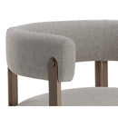 Hospitality furniture - Curved Wood Frame Dining Armchair - www.oroatrade.com