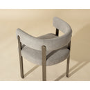 Hospitality furniture - Curved Wood Frame Dining Armchair - www.oroatrade.com