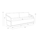 Hospitality furniture - Gray Rope Outdoor Sofa - www.oroatrade.com