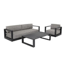 Hospitality furniture - Aluminum Framed Outdoor Lounge Armchair - www.oroatrade.com
