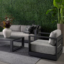 Hospitality furniture - Aluminum Framed Outdoor Lounge Armchair - www.oroatrade.com
