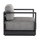 Hospitality furniture - Aluminum Framed Outdoor Lounge Armchair - www.oroatrade.com