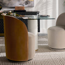 Hospitality furniture - Fabric Swivel Dining Chair - www.oroatrade.com