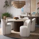 Hospitality furniture - Fabric Swivel Dining Chair - www.oroatrade.com