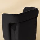 Hospitality furniture - Fabric Upholstered Wheel Dining Armchair - www.oroatrade.com