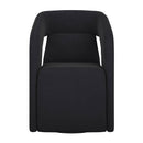 Hospitality furniture - Fabric Upholstered Wheel Dining Armchair - www.oroatrade.com