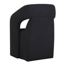 Hospitality furniture - Fabric Upholstered Wheel Dining Armchair - www.oroatrade.com