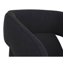 Hospitality furniture - Fabric Upholstered Wheel Dining Armchair - www.oroatrade.com
