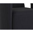 Hospitality furniture - Fabric Upholstered Wheel Dining Armchair - www.oroatrade.com