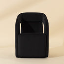 Hospitality furniture - Fabric Upholstered Wheel Dining Armchair - www.oroatrade.com