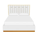 Hospitality furniture - Channeled Cream King Bed - www.oroatrade.com
