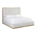 Hospitality furniture - Channeled Cream King Bed - www.oroatrade.com