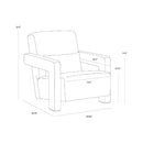 Hospitality furniture - Modern Fabric Lounge Chair - www.oroatrade.com