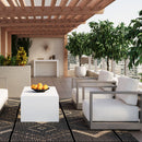 Hospitality furniture - Aluminum Framed Outdoor Lounge Armchair - www.oroatrade.com
