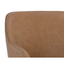 Hospitality furniture - Curved-Back Leather Dining Armchair - www.oroatrade.com