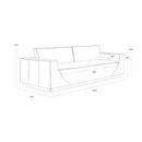 Hospitality furniture - Italian Leather Sofa - www.oroatrade.com