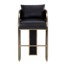 Hospitality furniture - 3-Legged Leather Bar Stool - www.oroatrade.com