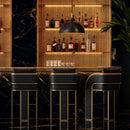 Hospitality furniture - 3-Legged Leather Bar Stool - www.oroatrade.com