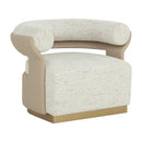 Hospitality furniture - Curved-Back Swivel Lounge Chair - www.oroatrade.com