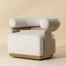 Hospitality furniture - Curved-Back Swivel Lounge Chair - www.oroatrade.com