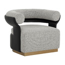 Hospitality furniture - Curved-Back Swivel Lounge Chair - www.oroatrade.com