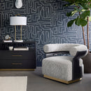 Hospitality furniture - Curved-Back Swivel Lounge Chair - www.oroatrade.com