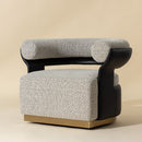 Hospitality furniture - Curved-Back Swivel Lounge Chair - www.oroatrade.com