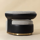 Hospitality furniture - Curved-Back Swivel Lounge Chair - www.oroatrade.com