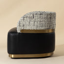Hospitality furniture - Leather Seat Swivel Lounge Chair - www.oroatrade.com