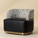 Hospitality furniture - Leather Seat Swivel Lounge Chair - www.oroatrade.com