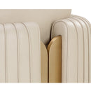 Hospitality furniture - Leather Channel-Piped Lounge Chair - www.oroatrade.com