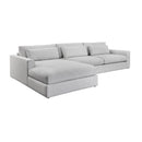 Hospitality furniture - White Left Sofa Chaise - www.oroatrade.com