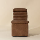 Hospitality furniture - Leather Look Wheeled Dining Chair - www.oroatrade.com