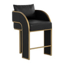 Hospitality furniture - 3-Legged Leather Counter Stool - www.oroatrade.com