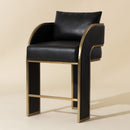 Hospitality furniture - 3-Legged Leather Counter Stool - www.oroatrade.com