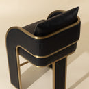 Hospitality furniture - 3-Legged Leather Counter Stool - www.oroatrade.com