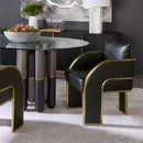 Hospitality furniture - 3-Legged Leather Dining Chair - www.oroatrade.com