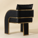Hospitality furniture - 3-Legged Leather Dining Chair - www.oroatrade.com