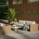 Hospitality furniture - Twisted Wicker Outdoor Sofa - www.oroatrade.com
