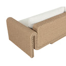 Hospitality furniture - Twisted Wicker Outdoor Sofa - www.oroatrade.com