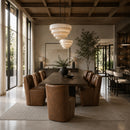 Hospitality furniture - Upholstered Wheel Dining Chair - www.oroatrade.com