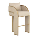 Hospitality furniture - 3-Legged Leather Bar Stool - www.oroatrade.com